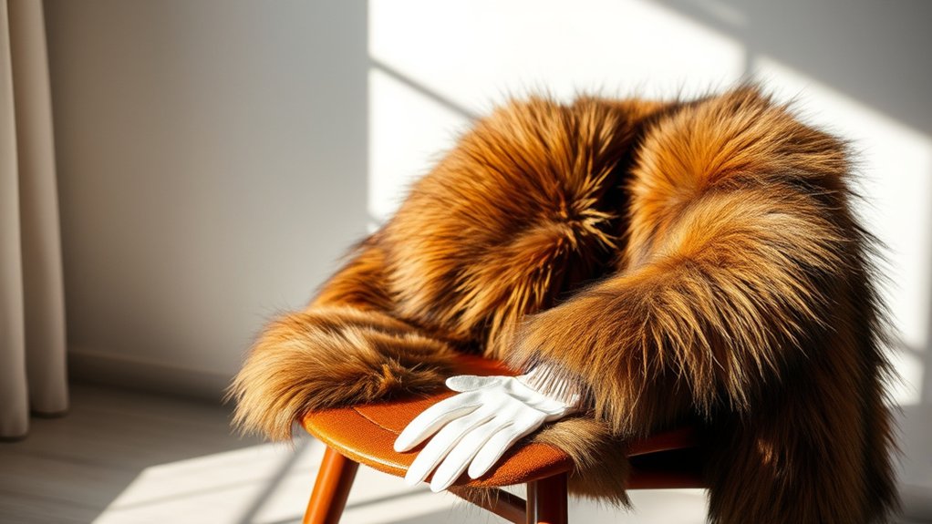 dry clean for delicate faux fur