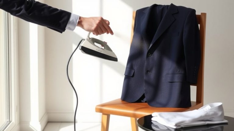 dry clean new suit