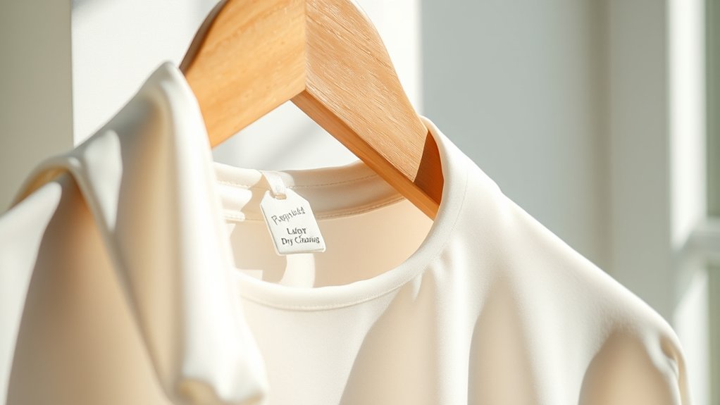 dry clean with caution