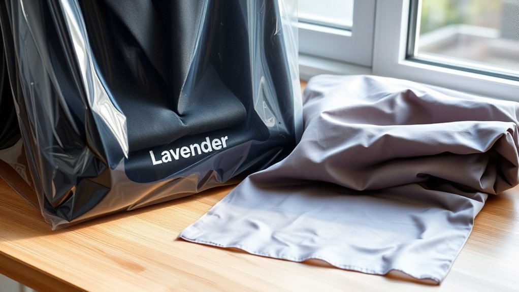dry clean with dryer bag
