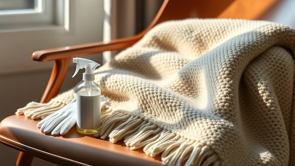 dry cleaning blankets safely