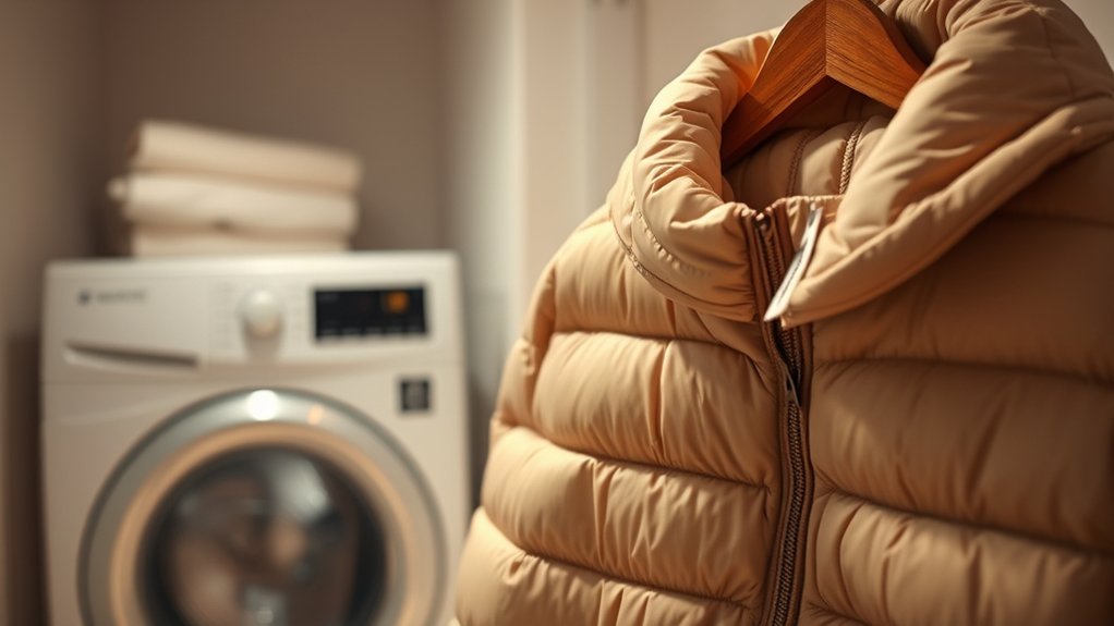 dry cleaning down coats