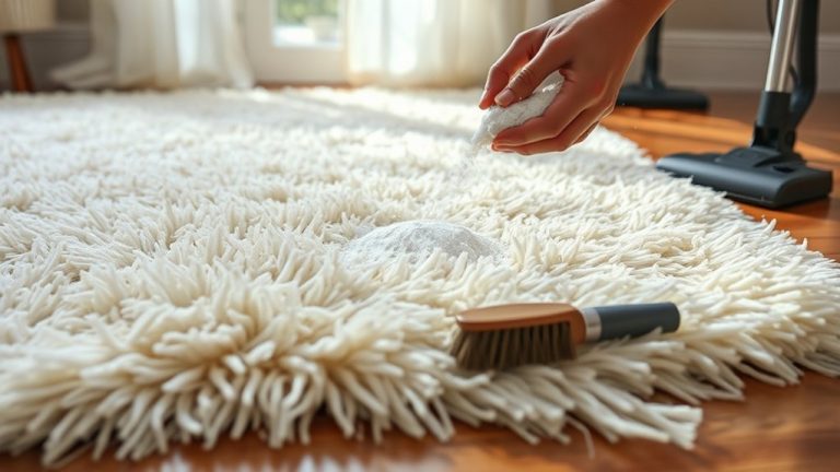 dry cleaning shag rug