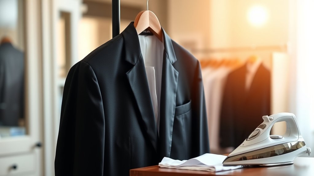 dry cleaning tuxedo care