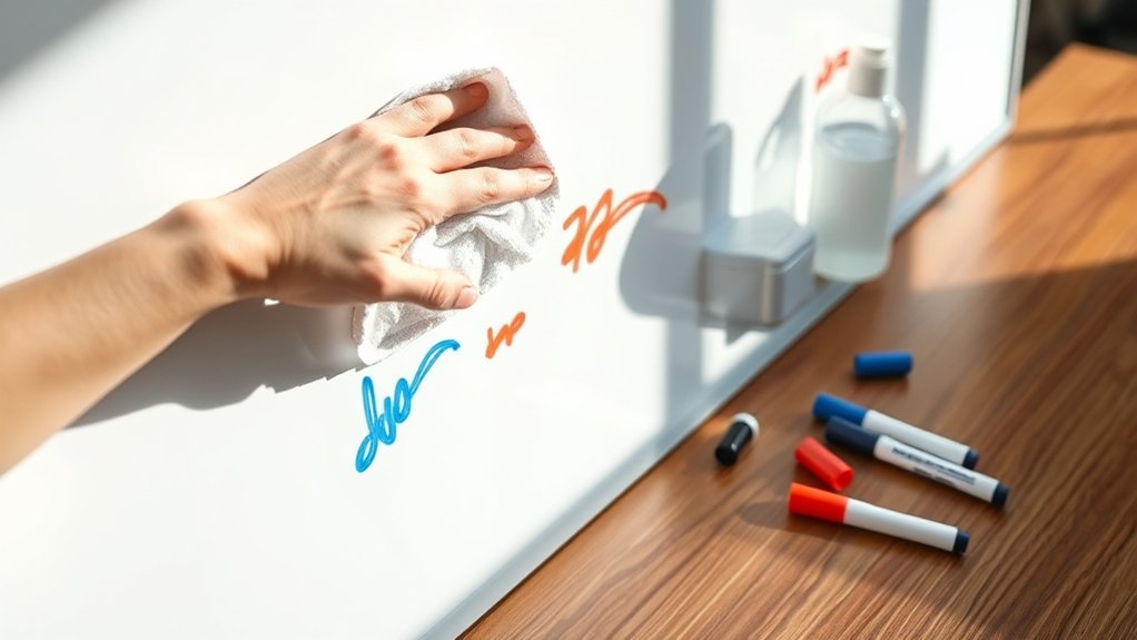 erase fresh marker stains quickly