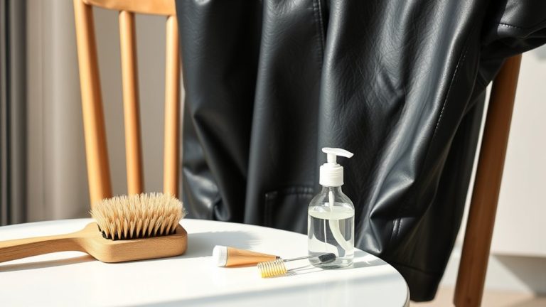faux leather dry cleaning