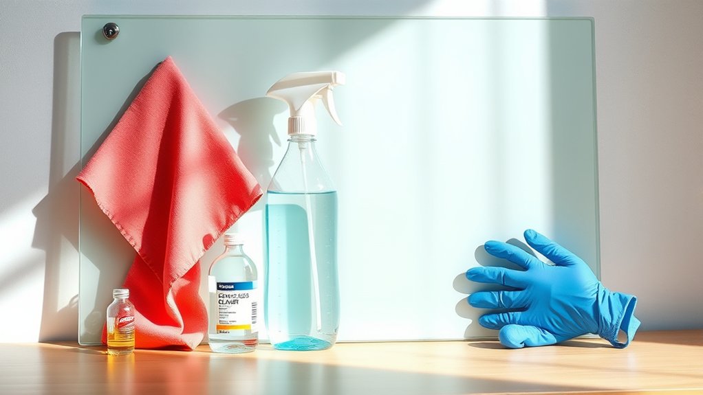 gather supplies for spotless cleaning