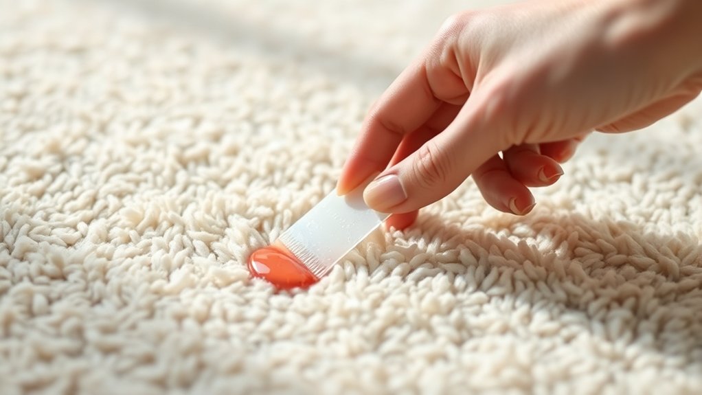 gentle scraping avoids damage
