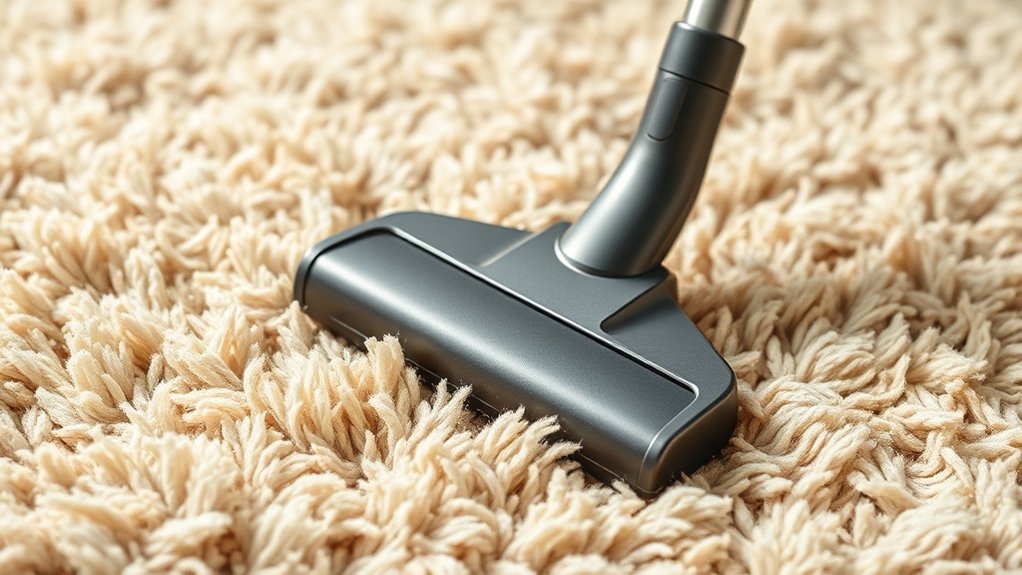 gentle vacuuming preserves fibers