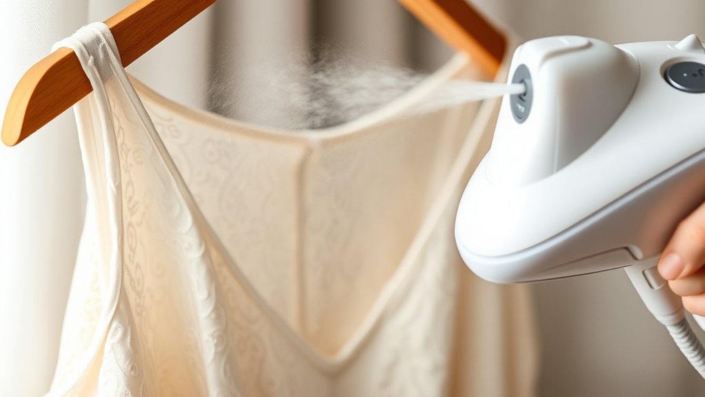 gentle vapor preserves fabric