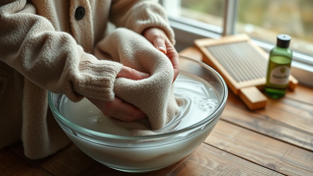 gently wash delicate coats