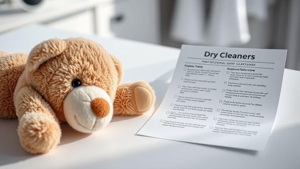 inform dry cleaner thoroughly