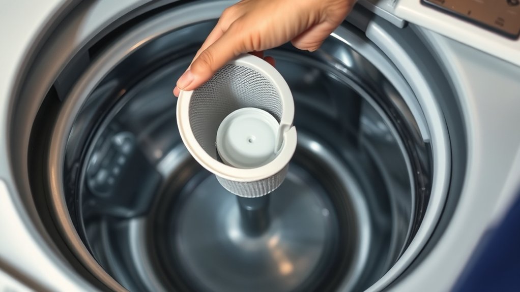 kenmore washer filter presence