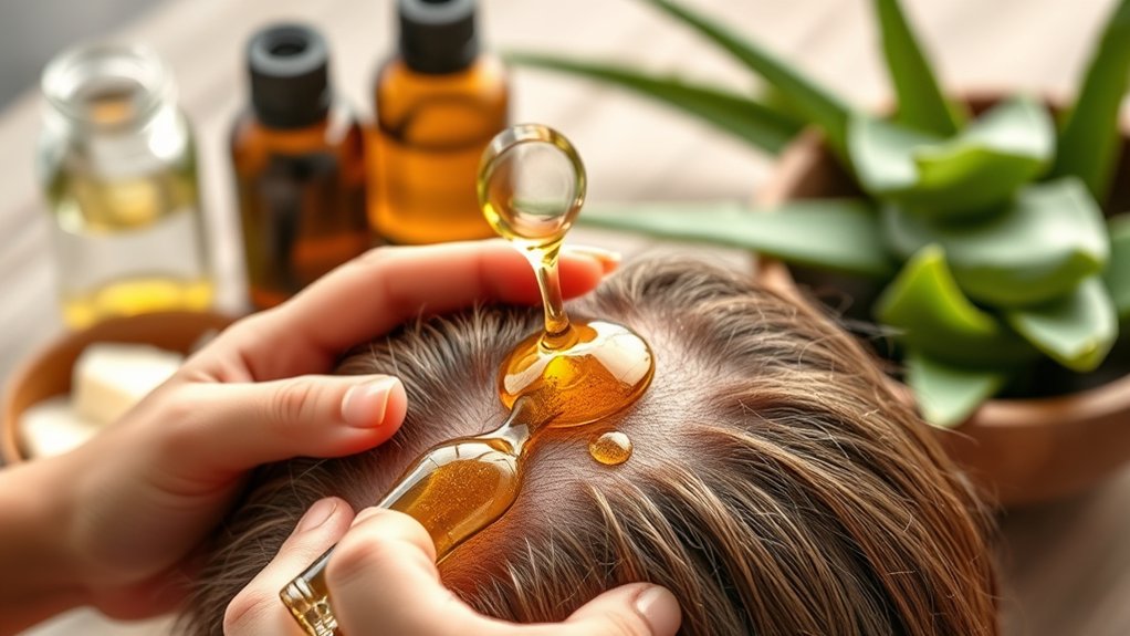 natural oils restore scalp moisture