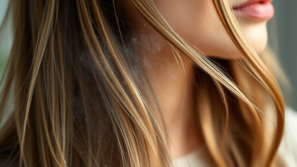 proper dry shampoo application