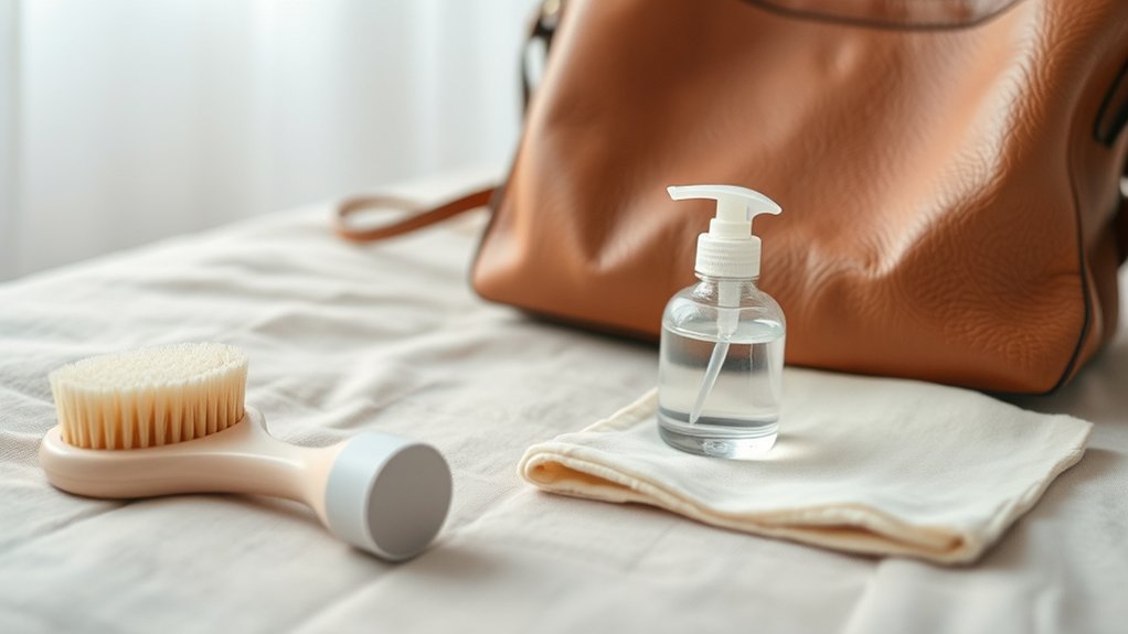 purse cleaning and care