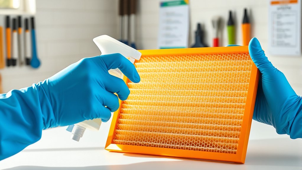 regular dry filter maintenance