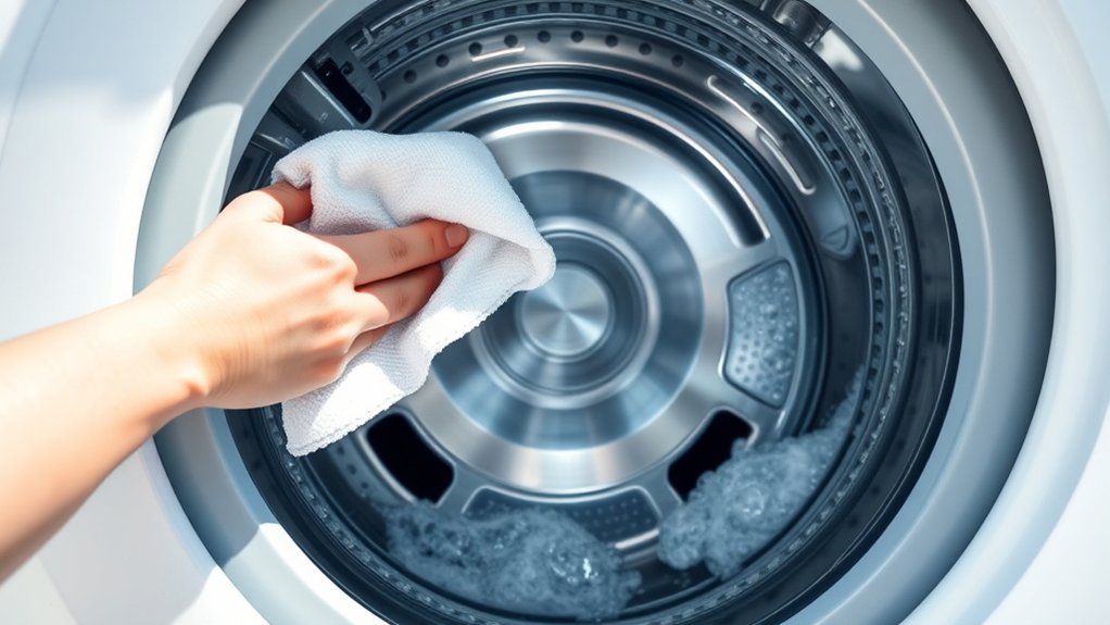 regular washer cleaning prevents buildup