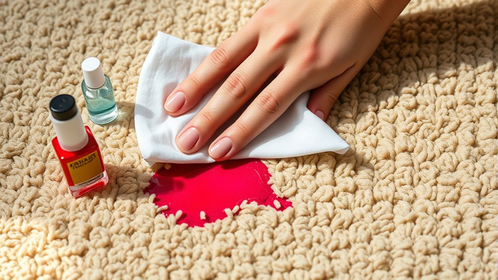 removing dry nail polish