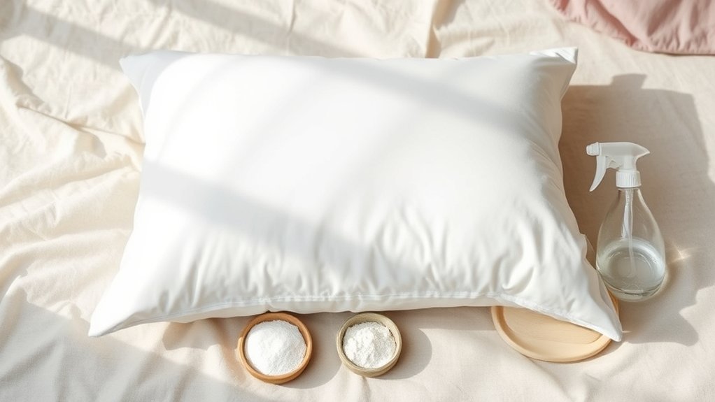 safe pillow cleaning methods