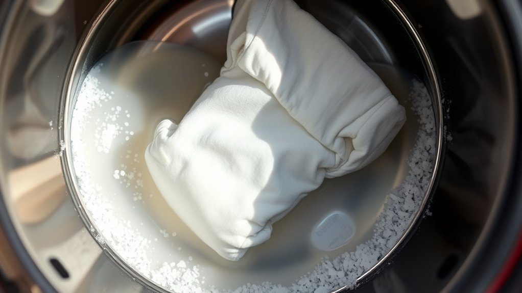 salt and hot water cleaning