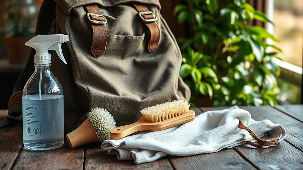 spot clean with gentle detergent