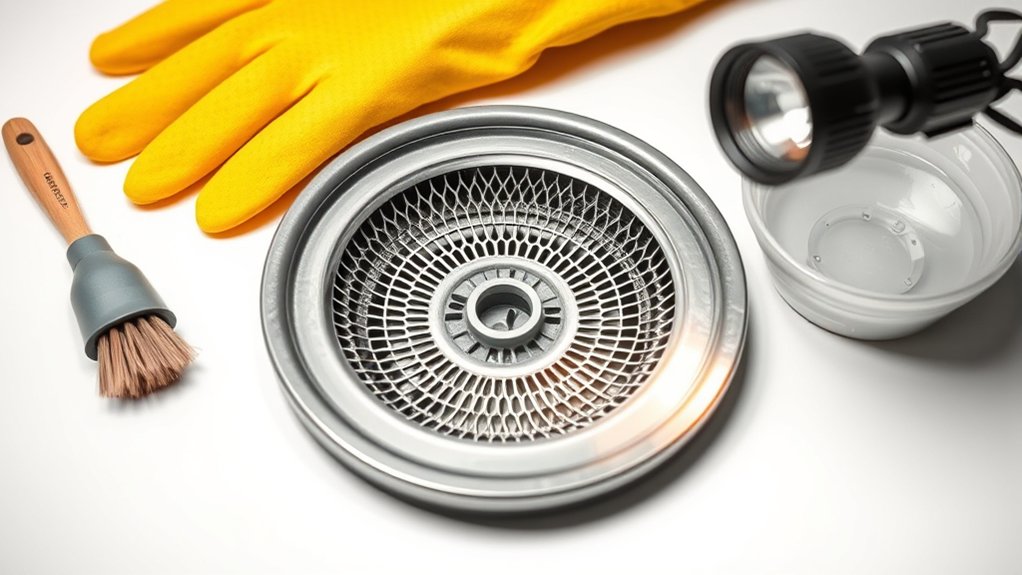 tools for drain filter cleaning