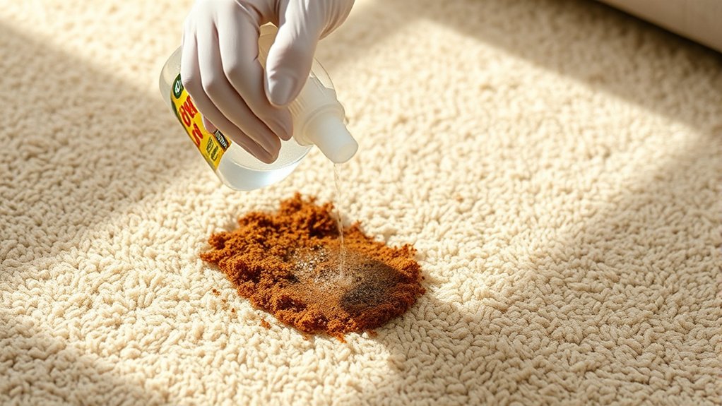 use enzyme cleaners thoroughly