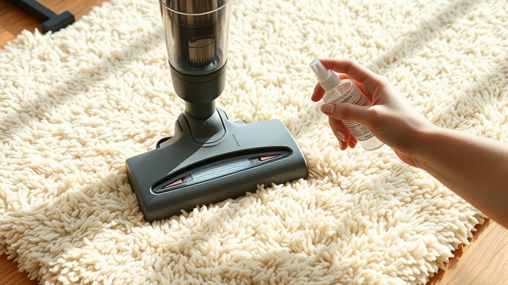 vacuum blot gentle cleaning