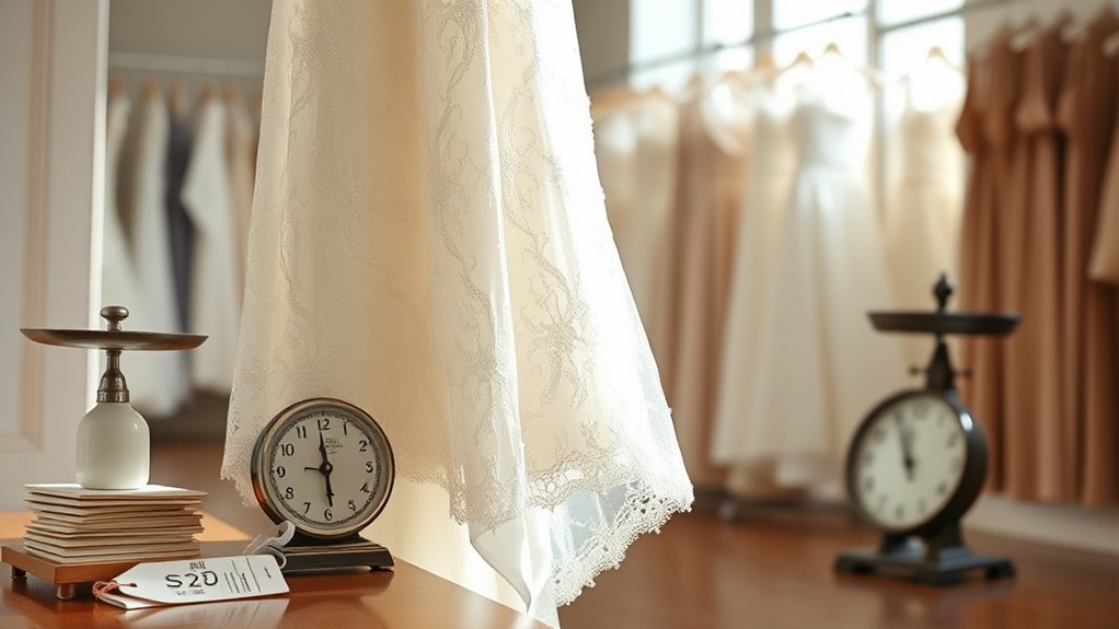 wedding dress dry cleaning costs