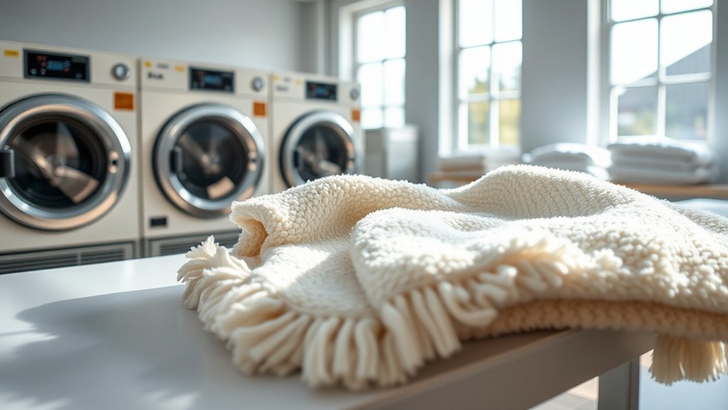 when to dry clean blanket