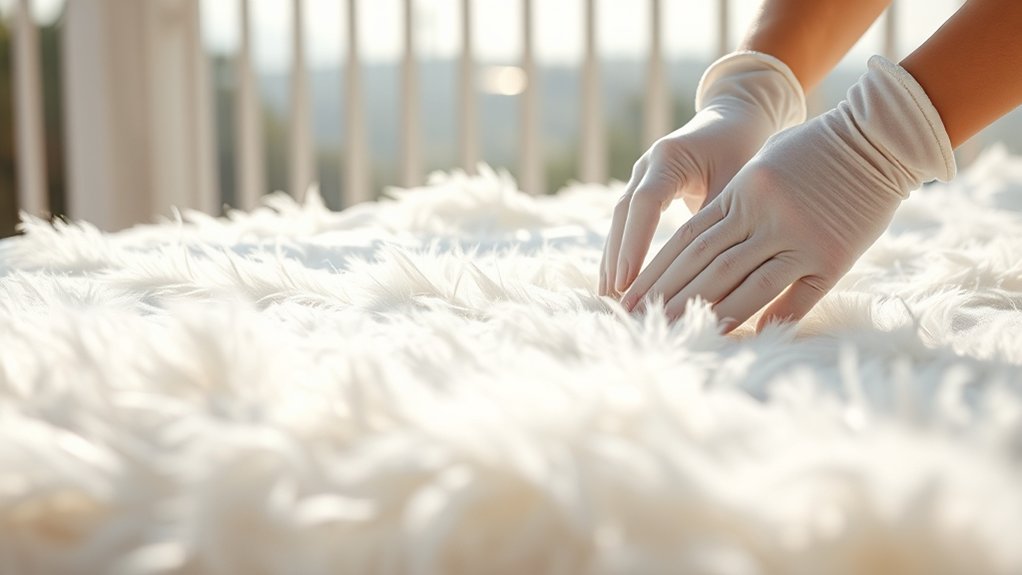 when to dry clean feather bed