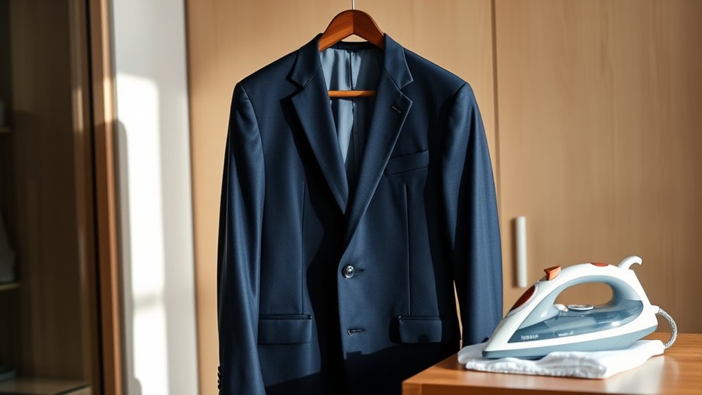 when to dry clean suit