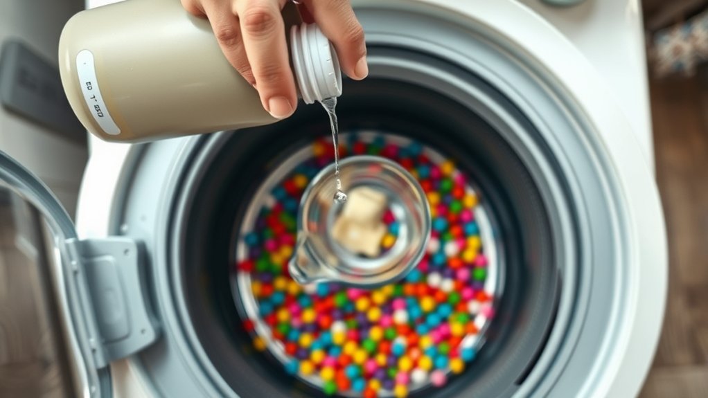 add detergent beside beads