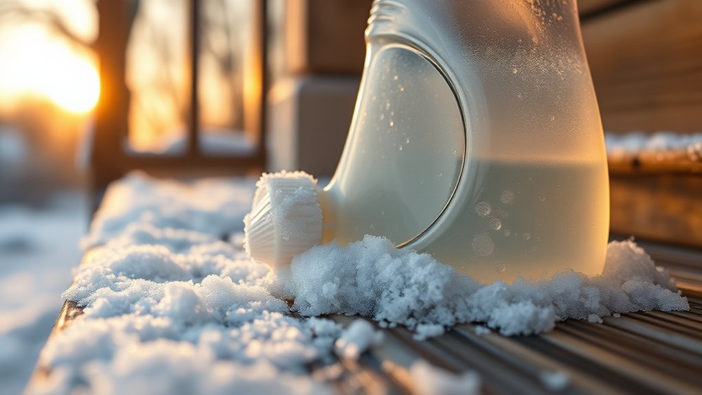 assess frozen detergent safety