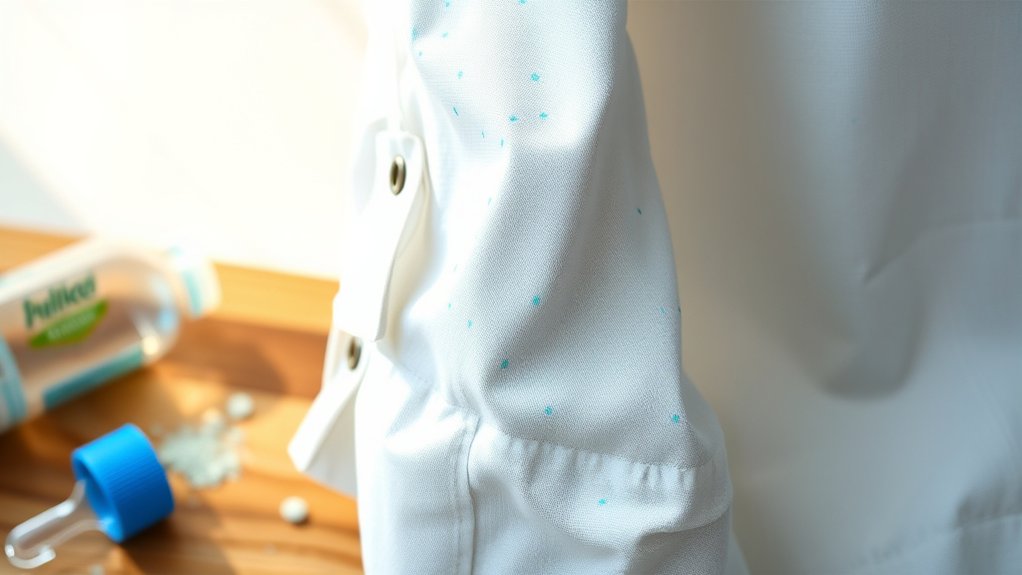 avoid blue detergent stains