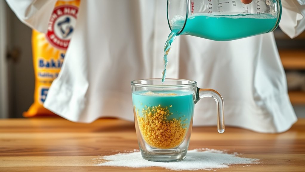 baking soda enhances laundry efficiency