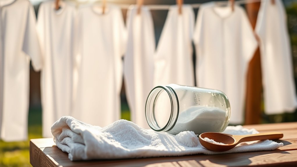 baking soda enhances laundry whiteness