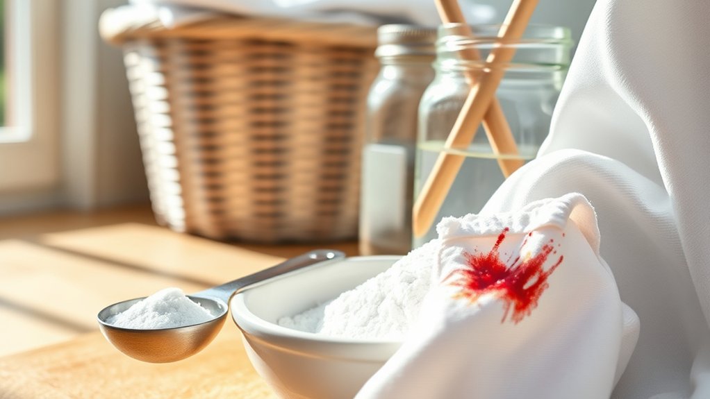 baking soda stain pretreatment