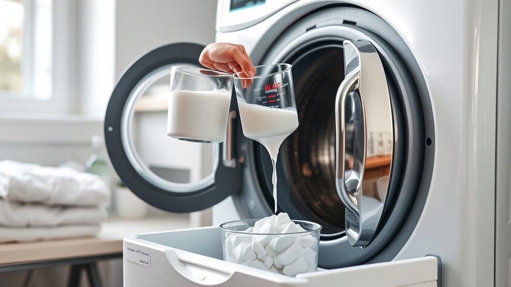 bleach application varies by washer