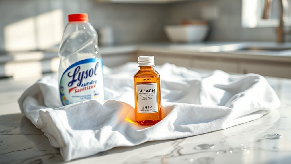 bleach outperforms lysol sanitizer