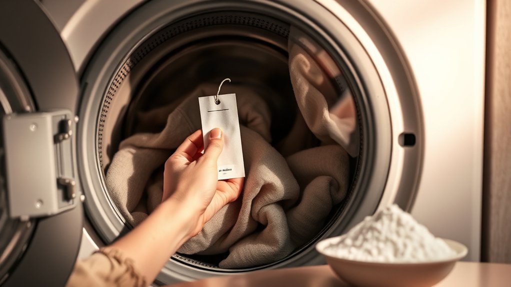 check fabric care labels