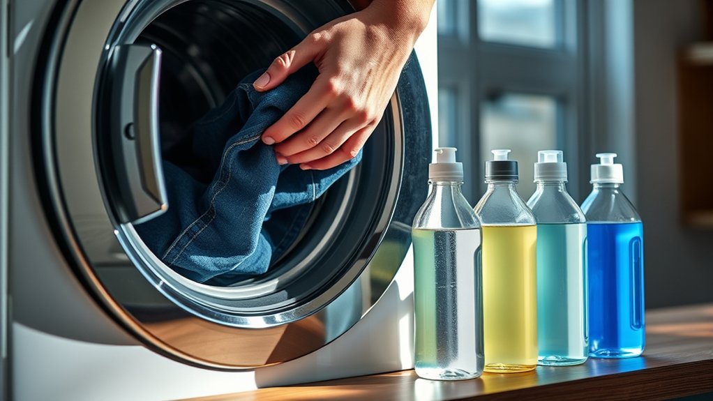 choose gentle denim detergent