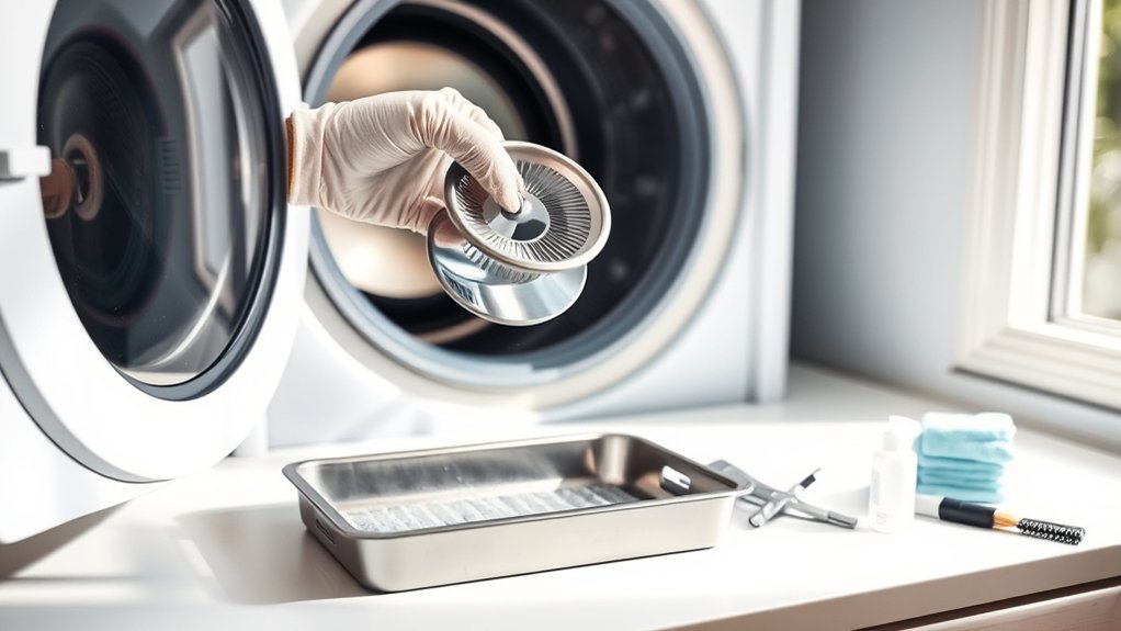 clean lint trap regularly