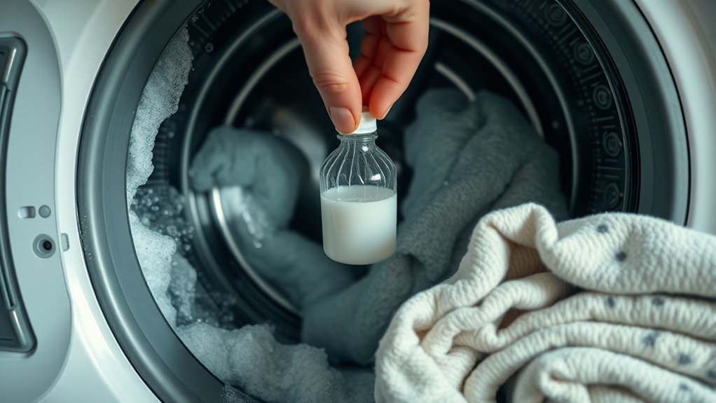 detergent cleans softener conditions