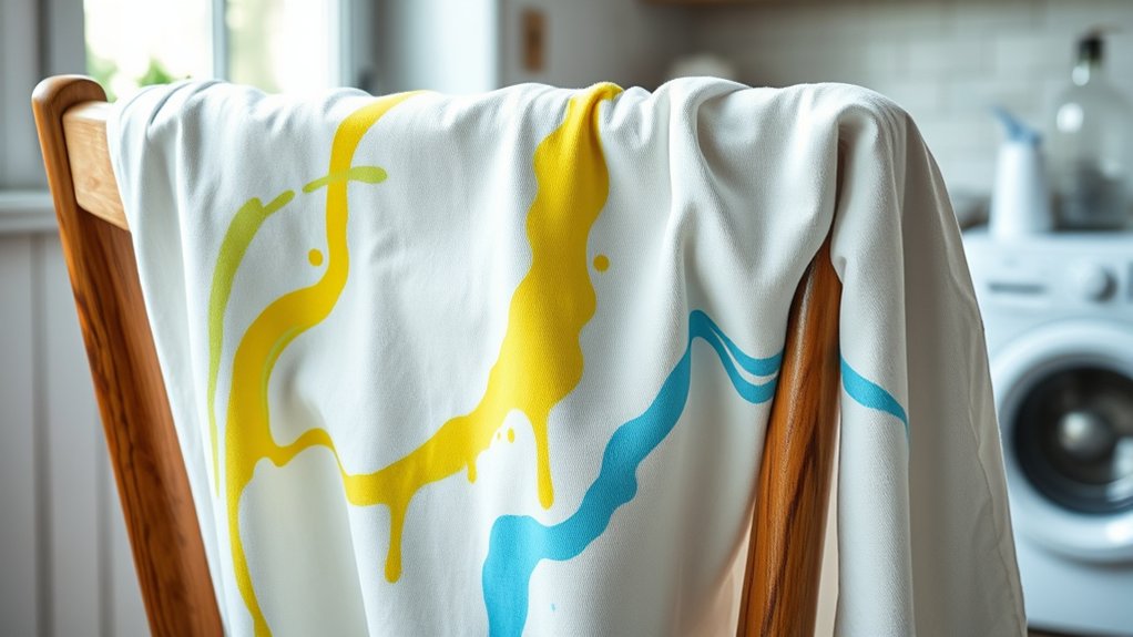 detergent stains from residue
