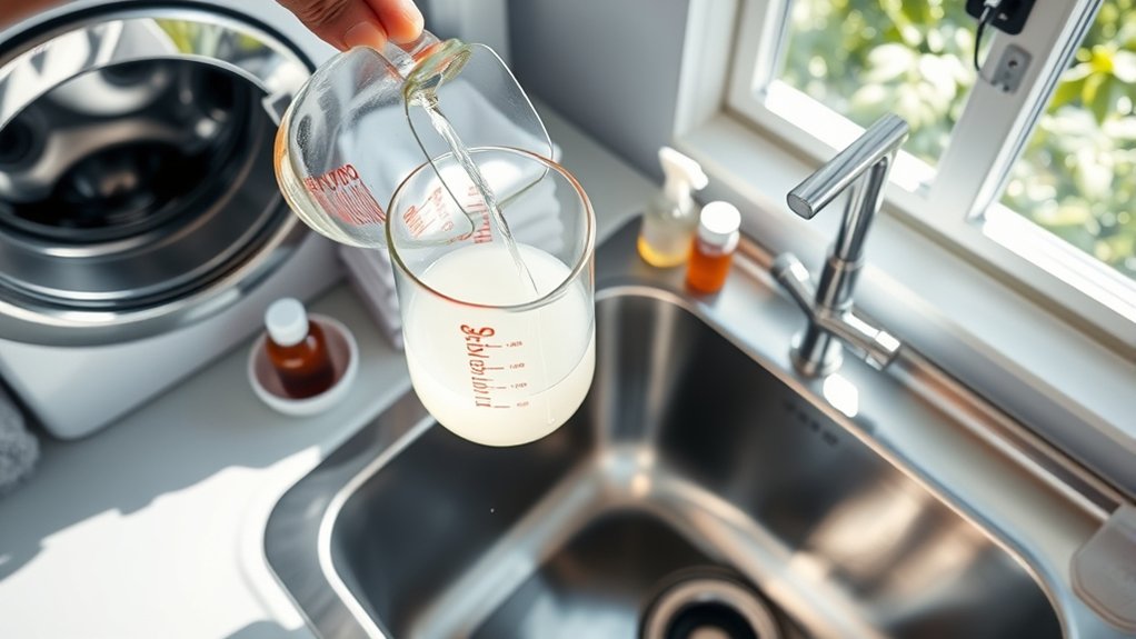 dilute vinegar for laundry