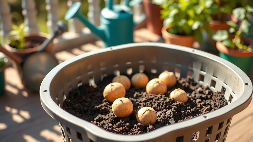 durable deep drainage basket