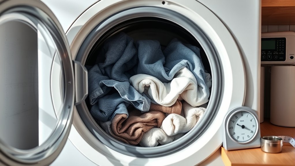 estimate laundry load weight