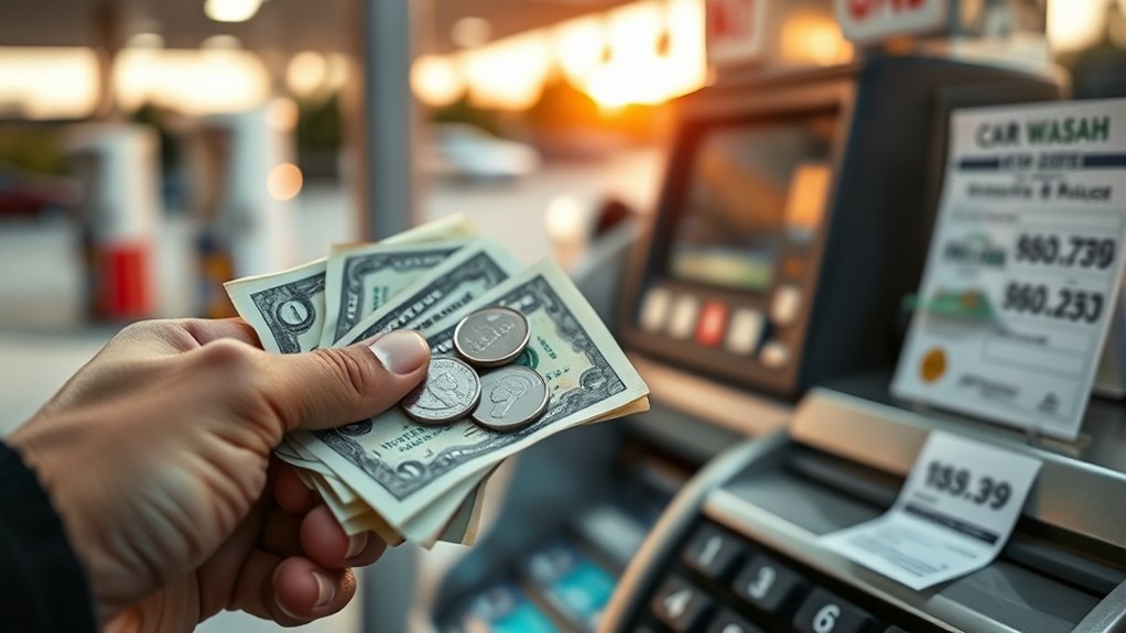get quarters at gas stations
